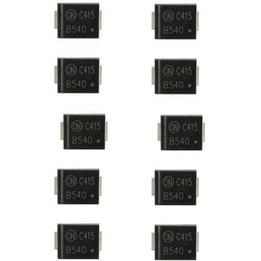 10PCS MBRS540T3G Schottky Diode ON Semiconductor, 40V 5A SMD