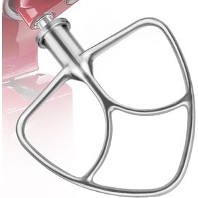 K45B Coated Flat Beater for KitchenAid 4.5-5 Qt Mixer Paddle Attachment Flat Beater Fits Stand Mixer Bowls For KitchenAid 4.5-5 Quart Bowls, Kitchenaid Paddle Attachment