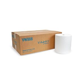 Morcon VW888 Hardwound Roll Towels 1-Ply 8-Inch x 800 ft White 6/Carton