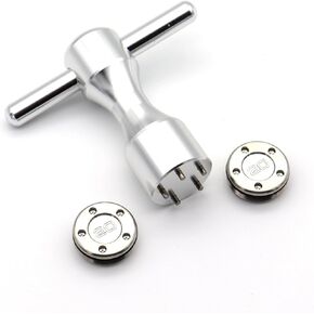 MOTONG 2 x 20g Custom Weights + Wrench for Titleist Scotty Cameron Newport, Button Back, My Girl, Select GoLo, Select Mid & Long, California, Kombi & Futura X (Silver)