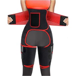 4 in 1 Sauna Waist Trainer With Phone Holder-Butt Lifter-Thigh Trimmer-Sweat Belt-Weight Loss Belt-Workout Trainer in Saudi Arabia