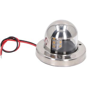 White LED Navigation Stern Light IP66 Waterproof 2nm Visibility for Marine Yachts Pontoon Stainless steel Materials Energy Efficient for Boats up to 39.4 feet (12m)