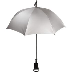 50" Spectator Seat Umbrella, Reflective Canopy, Sturdy Seat