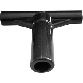 Black T Shaped Pipe Sleeve Trampoline Enclosure Pole End Caps Accessories T Tube Replacement Trampoline Pole Cover for Workout Yard Parts Parts and Accessories