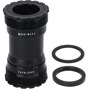 Bike Bottom Bracket, Press Type Outboard Bottom Bracket with Gasket, Power Spline Bottom Bracket for Diameter T47 Width 86.5mm Bicycle Frame