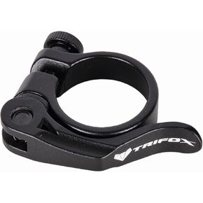 Bike Seat Clamps, Quick Release Bike Seat Post Clamp Aluminum Alloy Bicycle Seatpost Tube Clip 34.9mm