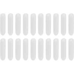 Screw Thread Protector Cover Rubber End Caps, [for Screw, Bolt] - 1/16"(1.5mm) ID/White/50pcs