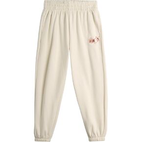 PUMA Girls' Sweatpants - Fleece Jogger Pants with Side Pockets - Baggy Fit Jogger Pants for Girls (S-XL)