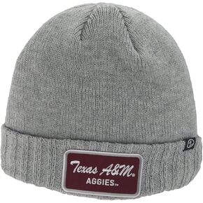 ZHATS NCAA Officially Licensed Beanie Hat Ranger Patch Brick Light Gray