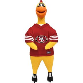 Littlearth NFL Team Rubber Chicken Toy San Francisco 49ers