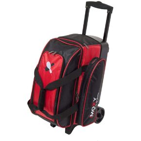 Bowlerstore Products Moxy Double Roller Bowling Bag- Red/Black