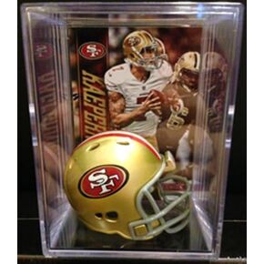 San Francisco 49ers NFL Helmet Shadowbox w/Colin Kaepernick card