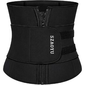 Neoprene Sauna Waist Trainer Belt for Women Sweat Waist Trainer Corset Waist Trimmer,Waist Cincher Shaper Zipper