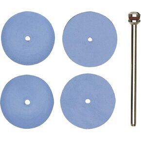 Proxxon 28294 Silicone polishing wheels, 7/8", 10 pcs.