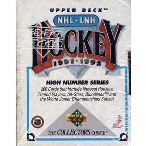 1991-92 UPPER DECK HOCKEY HIGH NUMBER SET FACTORY NEW