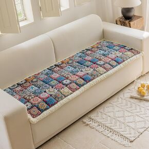 Pet Couch Covers for Sofa, Boho Couch Cover Protector for Dogs, Pet Mat Bed Sofa Cover for Large Dogs Washable (Bohemia#1, 27.6x70.9 inch)