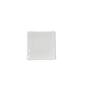 FSE 24006WT Plate, 6" x 6", 1" deep, flare, Pack of 12