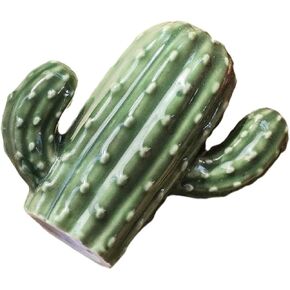 Mikinona 1pc Cactus Toothpick Box Decor for Table Botanical Decor Toothpick Container Home Toothpick Jar Cactus Salt and Pepper Shakers Toothpick Bucket Make up Travel Ceramics