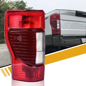 Tail Light Rear Lamp, Compatible with Ford Super Duty F250 F350 20-22 2020 2021 2022 [Non-LED][Non-Blind Spot], OE-Style Rear Lamp Replacement, Right Passenger Side
