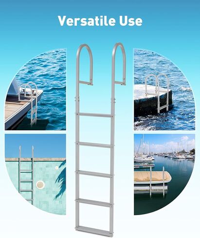 سلم حبل القارب من CO-Z، سلم القارب بقوة 440 رطل، خط بوليستر مقوى، سلم قارب عائم للقارب القابل للنفخ، قوارب الكاياك، القوارب البخارية، التجديف (3 خطوات) in Kuwait