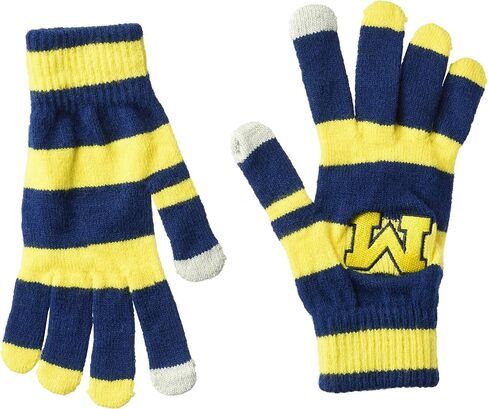 FOCO NCAA Stripe Knit Glove in Saudi Arabia