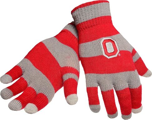FOCO NCAA Stripe Knit Glove in Saudi Arabia