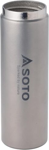 SOTO Titanium Water Bottle - Ultralight, Leak proof, Double-Wall Vacuum Sealed Water Bottle with Lid for Camping Hiking, Backpacking, Cycling, Outdoor & Picnic (200ml) in Kuwait