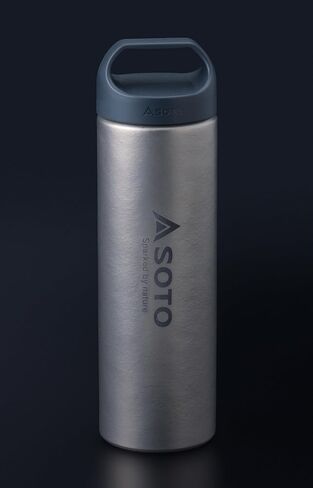 SOTO Titanium Water Bottle - Ultralight, Leak proof, Double-Wall Vacuum Sealed Water Bottle with Lid for Camping Hiking, Backpacking, Cycling, Outdoor & Picnic (200ml) in Kuwait