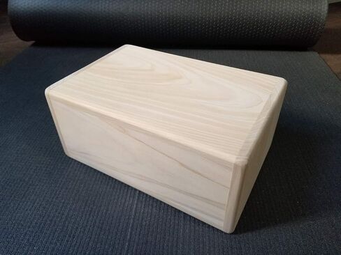 Yoga Block Made from Japanese Hinoki Wood in Kuwait