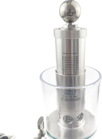 1 "/1.5" ثلاثي البرسيم متوافق مع نوع المحملة صمام Spunding مع ثلاثي المشبك الحجاب الحاجز المانومتر 0.2-2.2 بار مجموعة صمامات Bunging للتخمير تحت شريط الضغط / مقياس رطل لكل بوصة مربعة in Kuwait