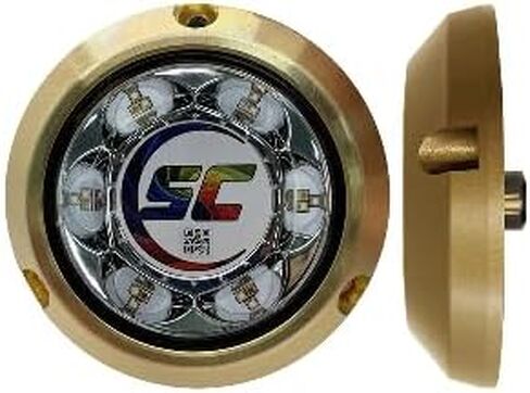 SC3 3" Bronze LED Underwater Boat Light - Color-Changing (RGBW) - 24 Watts - Tempered Glass Lens in Saudi Arabia