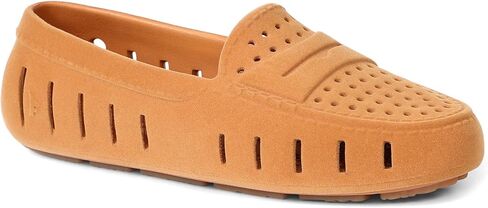 Floafers Women's Posh Driver Faux Suede Boat Shoe in Saudi Arabia