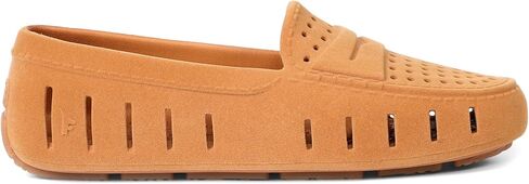 Floafers Women's Posh Driver Faux Suede Boat Shoe in Saudi Arabia