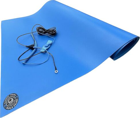 Certified ESD Mat Kit with Ground Cord, Wrist Strap, and Certification Included. Military Grade and Made in The USA! in Saudi Arabia