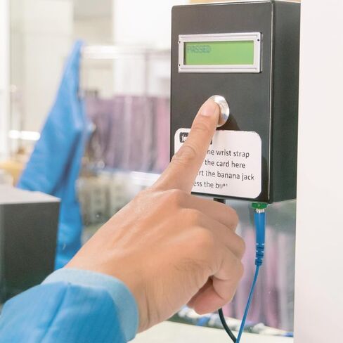 MECCANIXITY 5 قطع ESD حبالي حزام معصم مضاد للكهرباء الساكنة 6ft PU قابل للتعديل هوك وحلقة سوار الاستاتيكيه لإصلاح إلكترونيات الكمبيوتر in Saudi Arabia