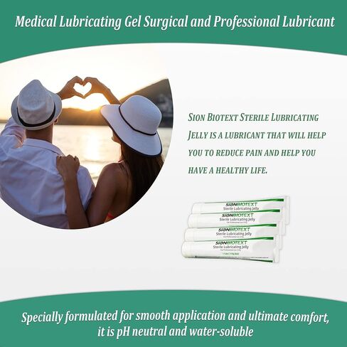Water-Based Lubricant, Professional Lube in Single Packets for Hospitals and Clinics Use, Lubricating Jelly Smooth Consistency, Non-Staining, Sterile lube 144 Packs per Box (5g Each) in Saudi Arabia