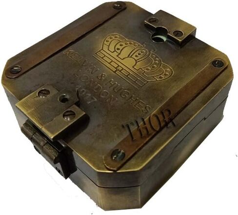 Antique Compass Solid Brass Heavy Compass Vintage Style Brass Compass Compass 3 Inch Nautical Compass Bronze Compass Professional Outdoor Compass Collectibles Compass Gift Item in Saudi Arabia