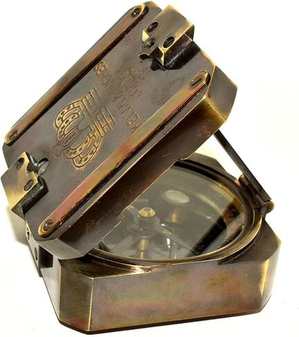 Antique Compass Solid Brass Heavy Compass Vintage Style Brass Compass Compass 3 Inch Nautical Compass Bronze Compass Professional Outdoor Compass Collectibles Compass Gift Item in Saudi Arabia