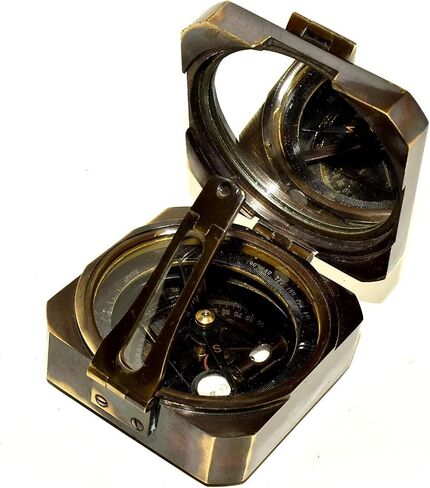 Antique Compass Solid Brass Heavy Compass Vintage Style Brass Compass Compass 3 Inch Nautical Compass Bronze Compass Professional Outdoor Compass Collectibles Compass Gift Item in Saudi Arabia