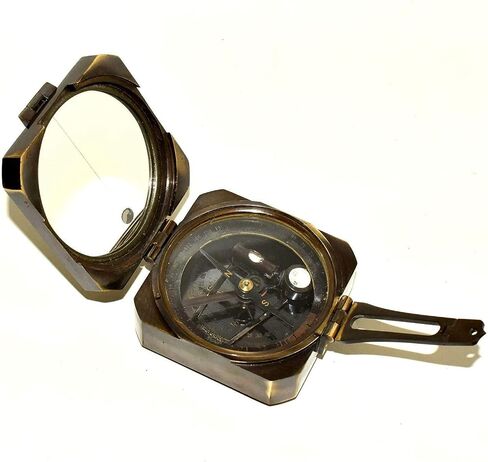Antique Compass Solid Brass Heavy Compass Vintage Style Brass Compass Compass 3 Inch Nautical Compass Bronze Compass Professional Outdoor Compass Collectibles Compass Gift Item in Saudi Arabia