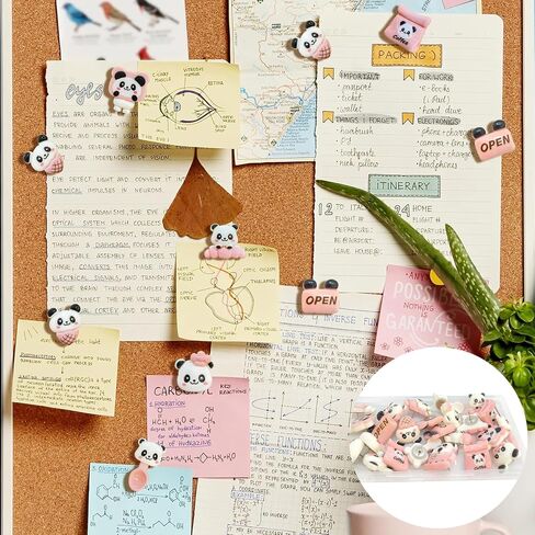 30 pcs Rabbit Push Pins Cute Rabbit Thumb Tacks Creative Drawing Pins Softwood Decorative Push Pins Billboard Photo,for Bulletin Board Office Supplies in Saudi Arabia