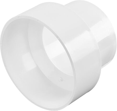 NDS 4P07 PVC S&D زيادة/مخفض اقتران، 3 بوصة × 4 بوصة، لوصلات Hub X Hub Solvent-Weld، للاستخدام مع أنابيب الصرف الصحي والصرف الصحي 3 بوصة و4 بوصة، أبيض in Kuwait