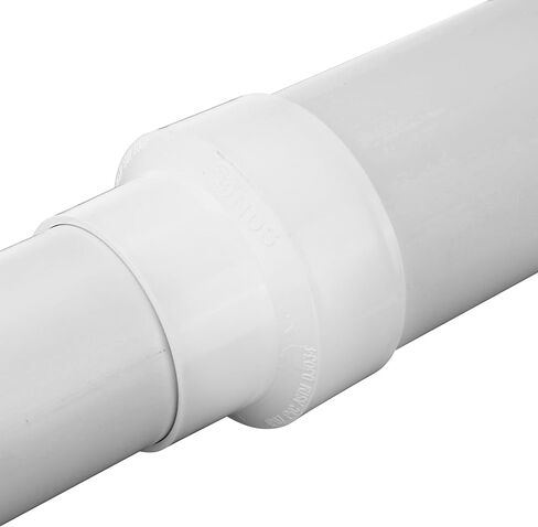 NDS 4P07 PVC S&D زيادة/مخفض اقتران، 3 بوصة × 4 بوصة، لوصلات Hub X Hub Solvent-Weld، للاستخدام مع أنابيب الصرف الصحي والصرف الصحي 3 بوصة و4 بوصة، أبيض in Kuwait