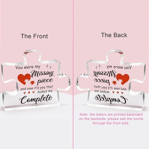 هدايا عيد الأم للأم، أفكار هدايا عيد الأم، هدايا لوحة منقوشة لعيد ميلاد الأم، لغز أكريليك فريد من نوعه هدية عيد الأم من الابنة والابن، هدايا للنساء، هدايا عيد ميلاد 3.9 × 3.3 بوصة in Kuwait