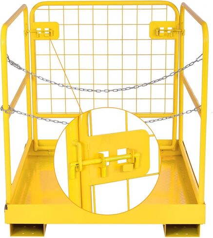 36 "× 36" بوصة قفص أمان للرافعة الشوكية رافعة شوكية منصة العمل الثقيلة القابلة للطي - سلسلة in Kuwait