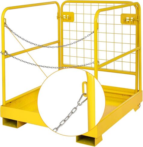 36 "× 36" بوصة قفص أمان للرافعة الشوكية رافعة شوكية منصة العمل الثقيلة القابلة للطي - سلسلة in Kuwait