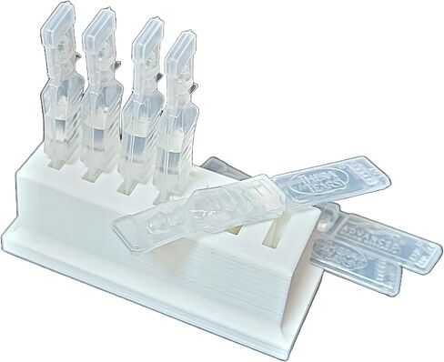 Znet3D Eye Drop Vials Holder & Storage - Upgraded Single-Use Disposable Vial Organizer with Extra Slot Space (White) in Saudi Arabia
