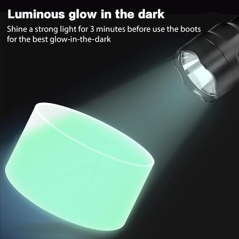 2-Pack Silicone Luminous Boot for Stanley Cup 30 oz, Bottom Protector for Stanley 40 oz Tumbler Accessories, Bottom Boots for Stanley IceFlow 30 20 oz, Boot Sleeve Cover for Stanley in Saudi Arabia