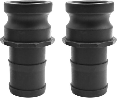 2Pcs E-200 2 Inch Camlock Coupling Kit, Polypropylene External Camlock with External Threads, Suitable for Industrial Chemical Pipelines in Saudi Arabia