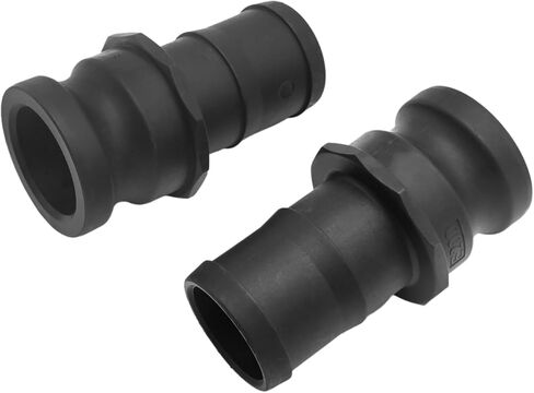 2Pcs E-200 2 Inch Camlock Coupling Kit, Polypropylene External Camlock with External Threads, Suitable for Industrial Chemical Pipelines in Saudi Arabia